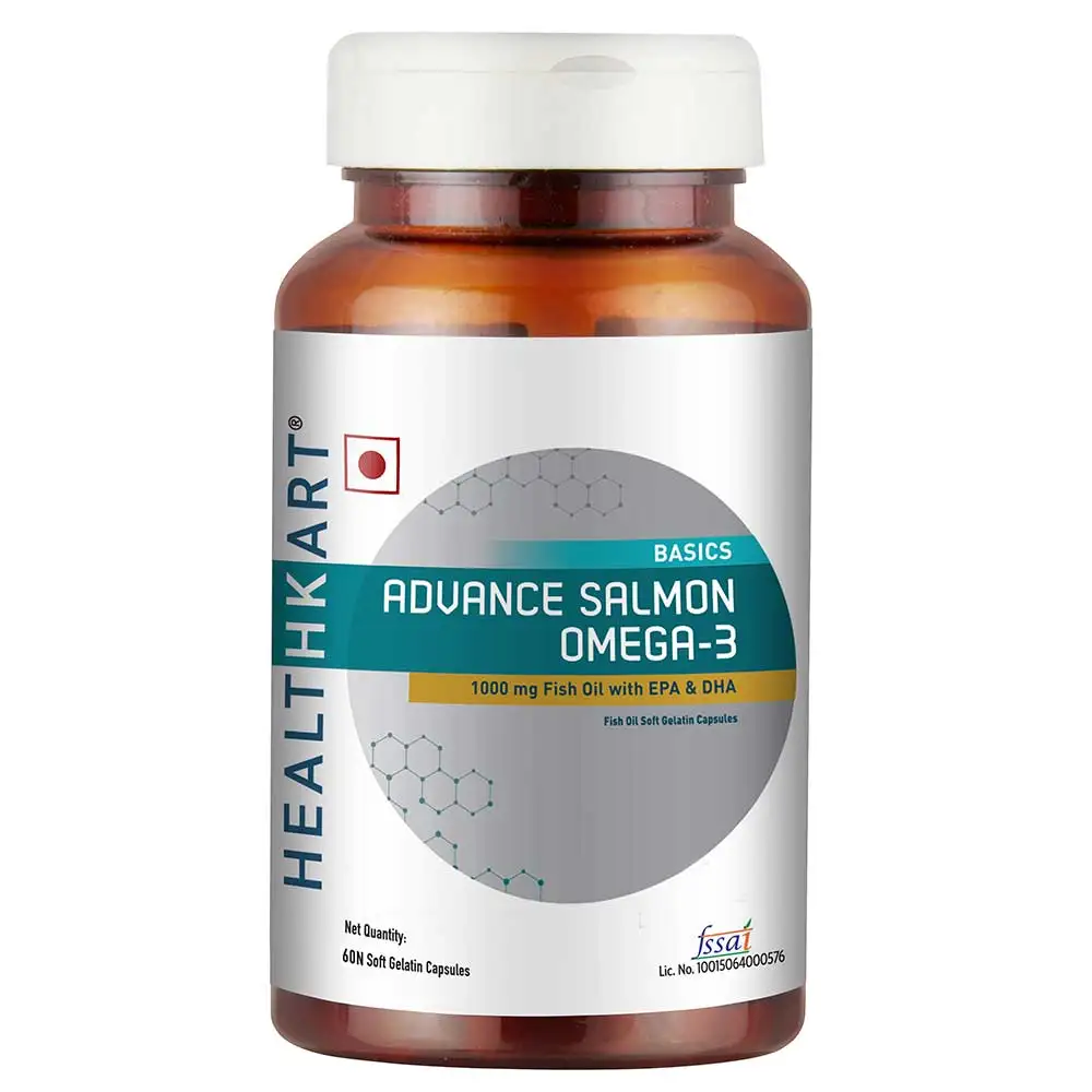 Healt Advance Salmon Omega-3 EPA 180 DHA 120,  60 softgels