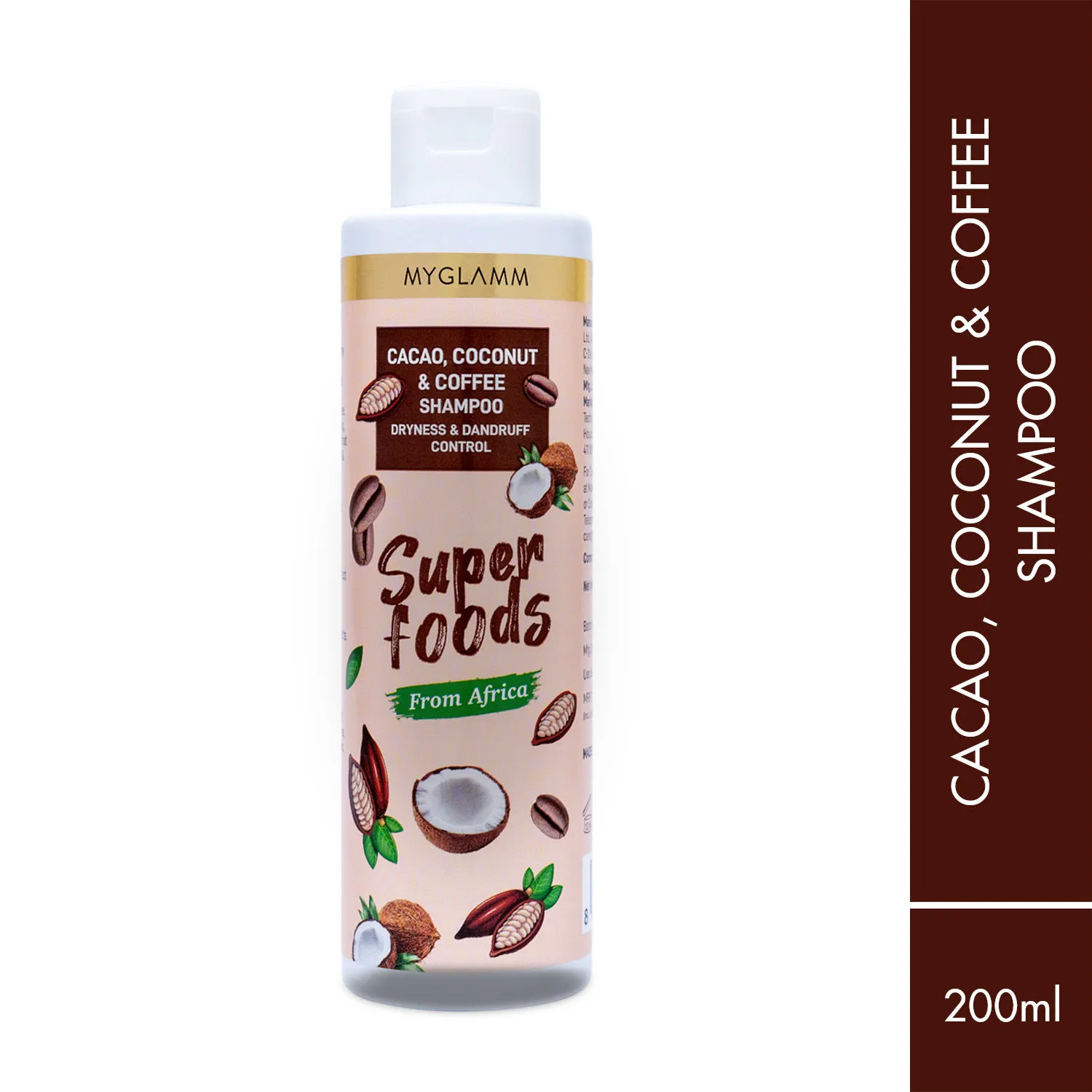 MyGlamm Super Foods Cacao Coconut & Coffee Shampoo