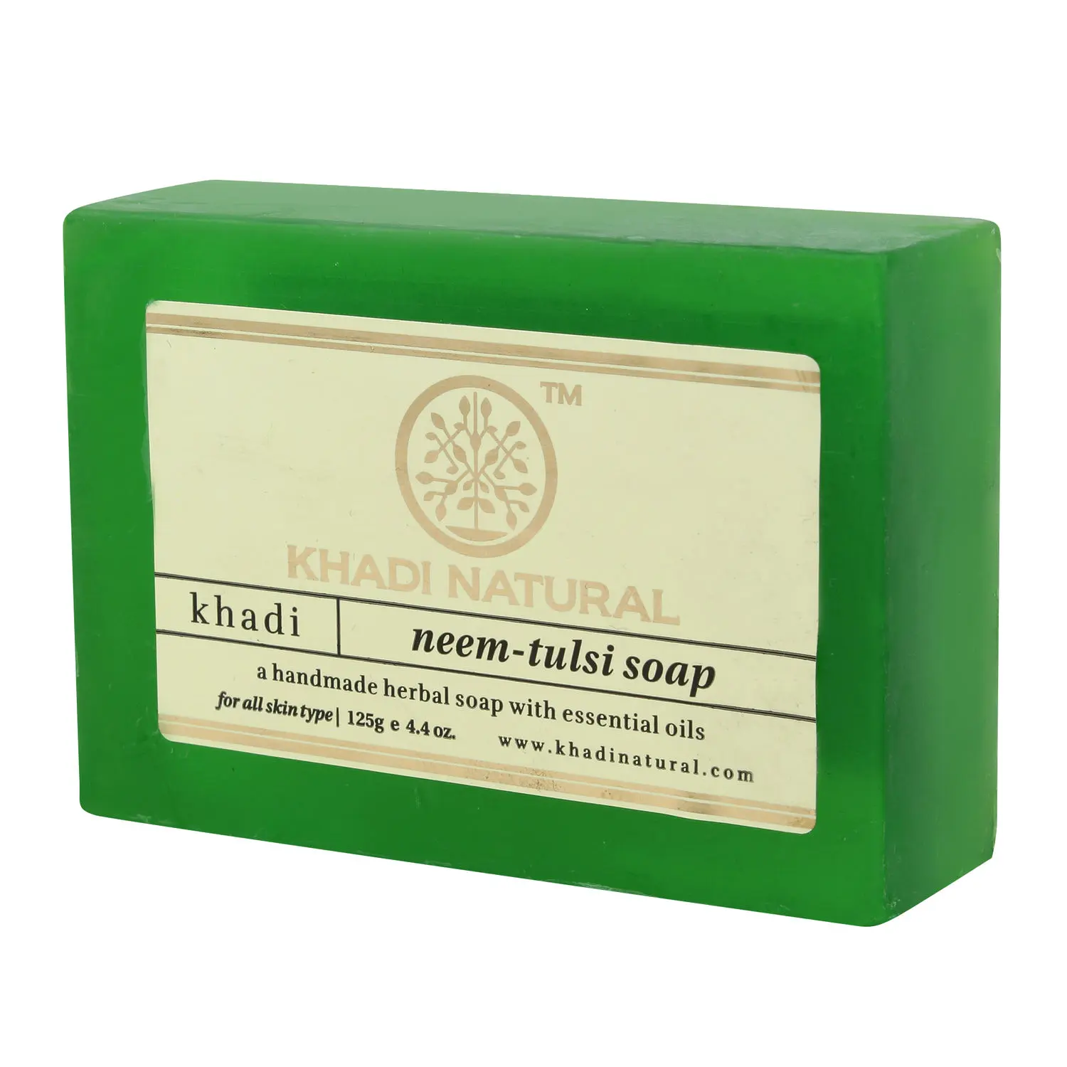 Khadi Natural Ayurvedic Neem-Tulsi Soap (125 g)