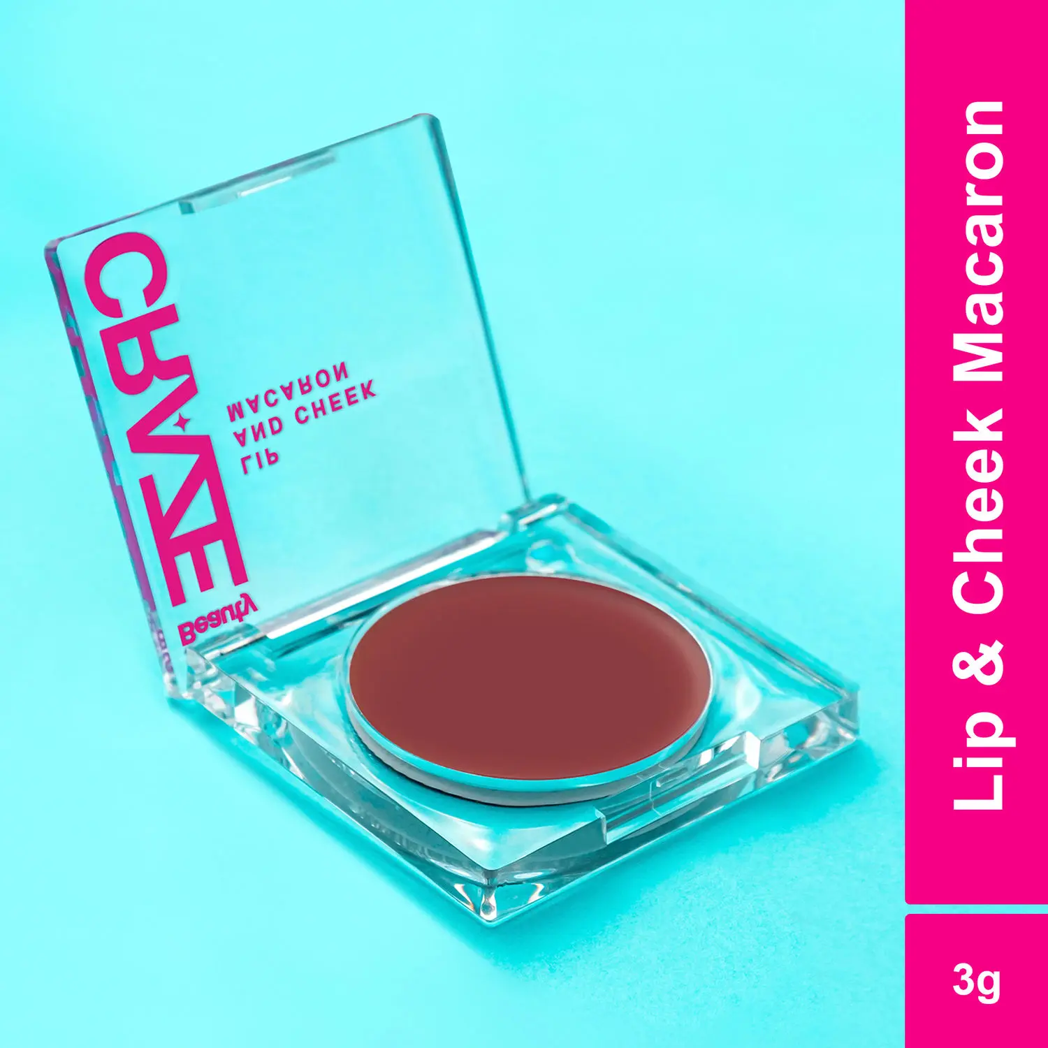 Swiss Beauty Craze Lip and Cheek Macaron| With goodness of Vitamin E and Olive oil | Multipurpose cream for Lips, cheeks and eyelids |Shade- 5, Strawberry