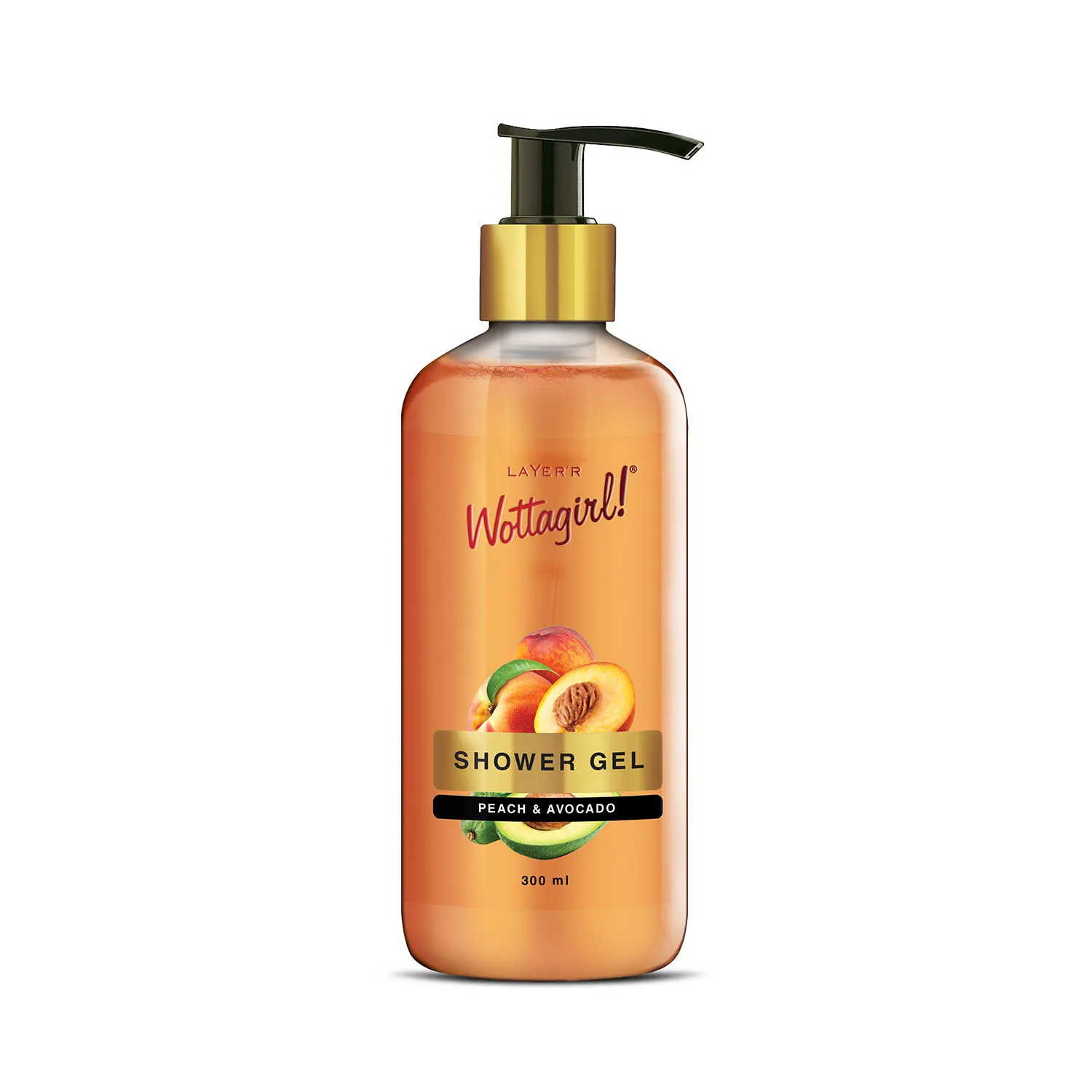 Layer'r Wottagirl Peach & Avocado Shower Gel