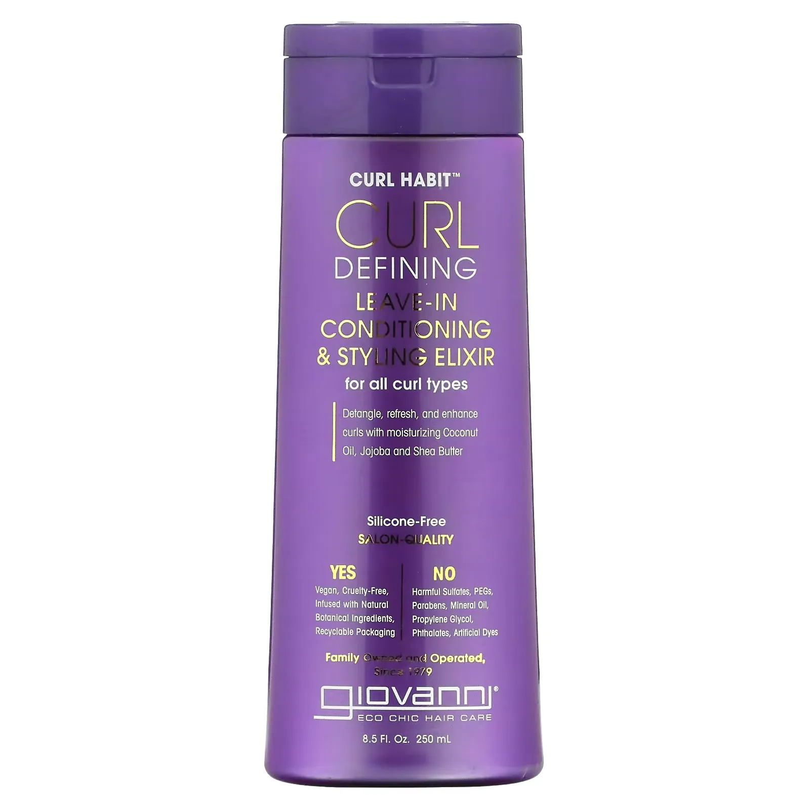 Curl Habit, Curl Defining Leave-In Conditioning & Styling Elixir, For All Curl Types, 8.5 fl oz (250 ml)