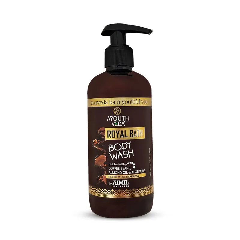 Ayouthveda Royal Bath Body Wash with coffee & Aloe vera