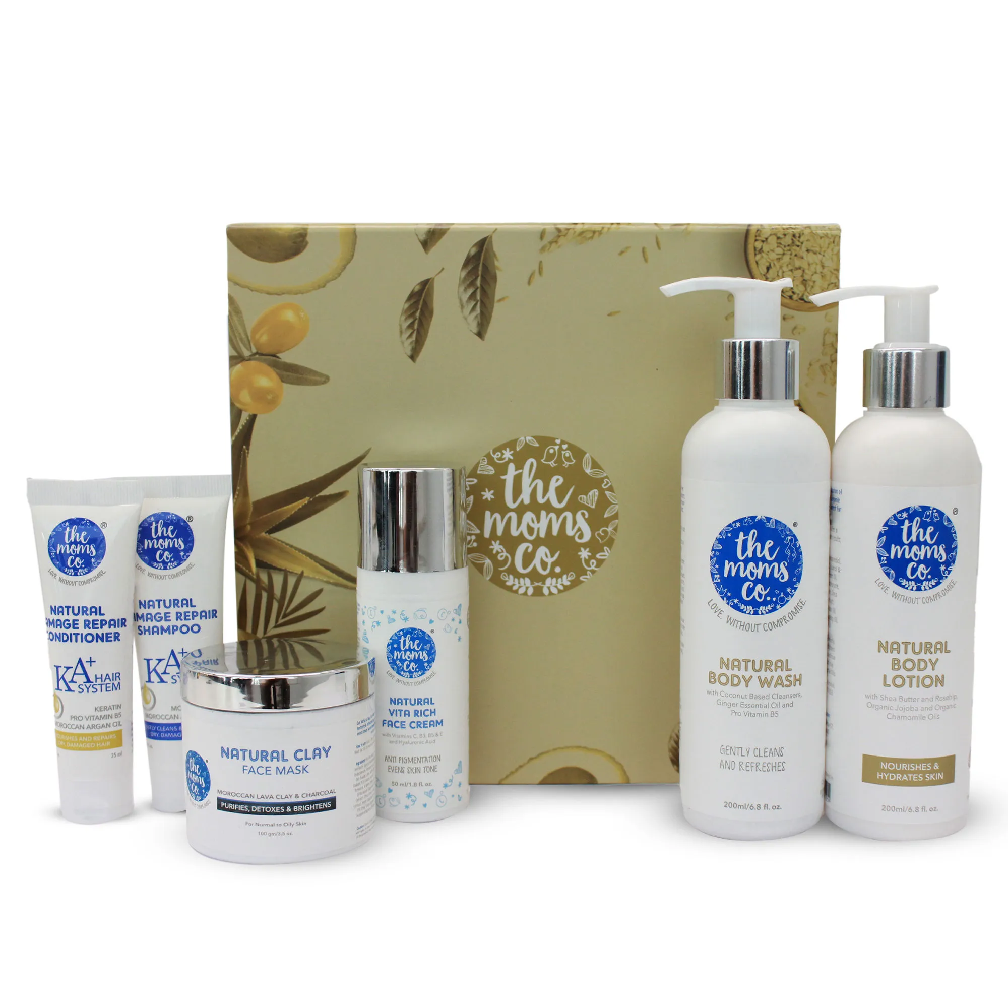 The Moms Co. Natural Indulgence (Cleanse & Mask Kit)