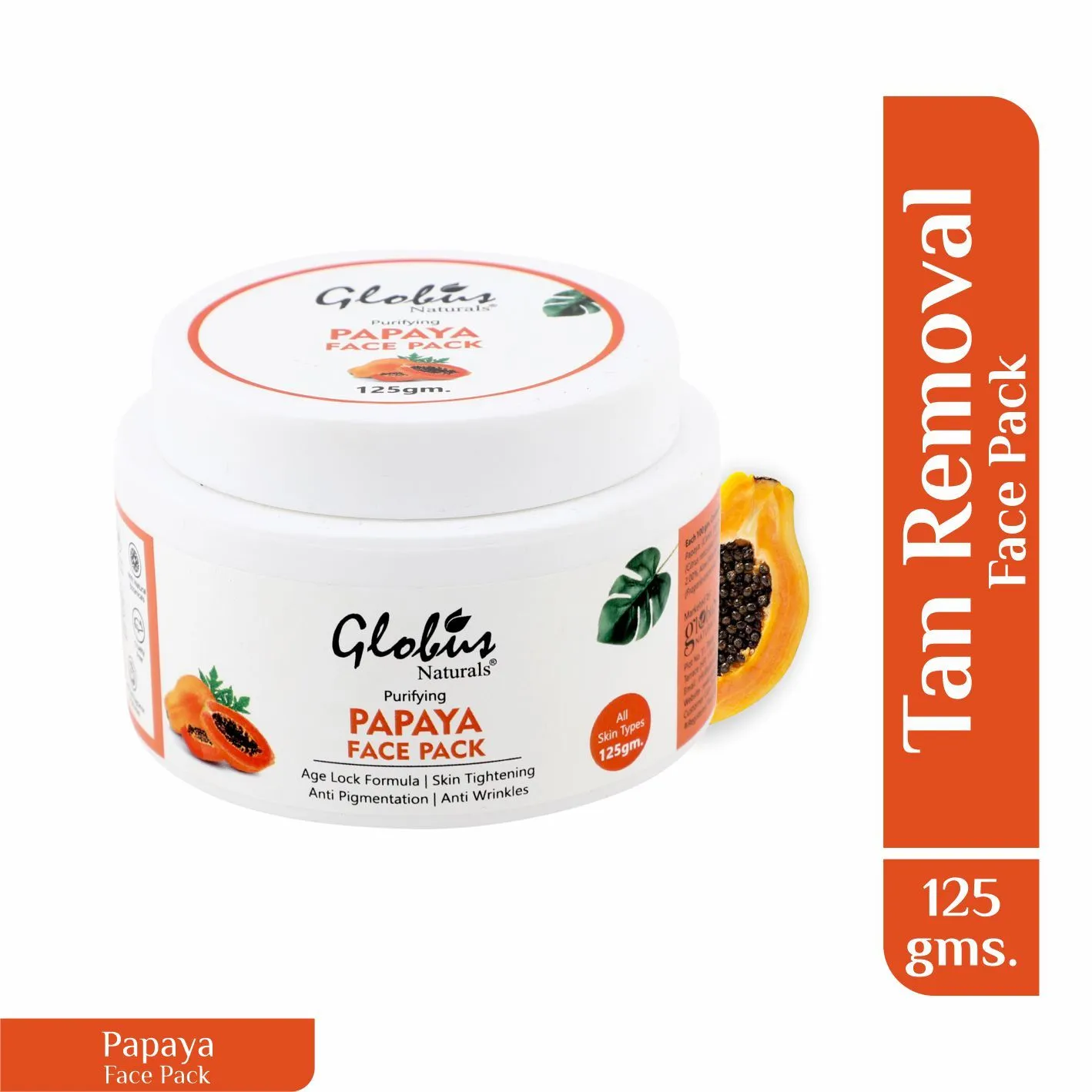 Globus Naturals Purifying Papaya Anti Aging Face Pack