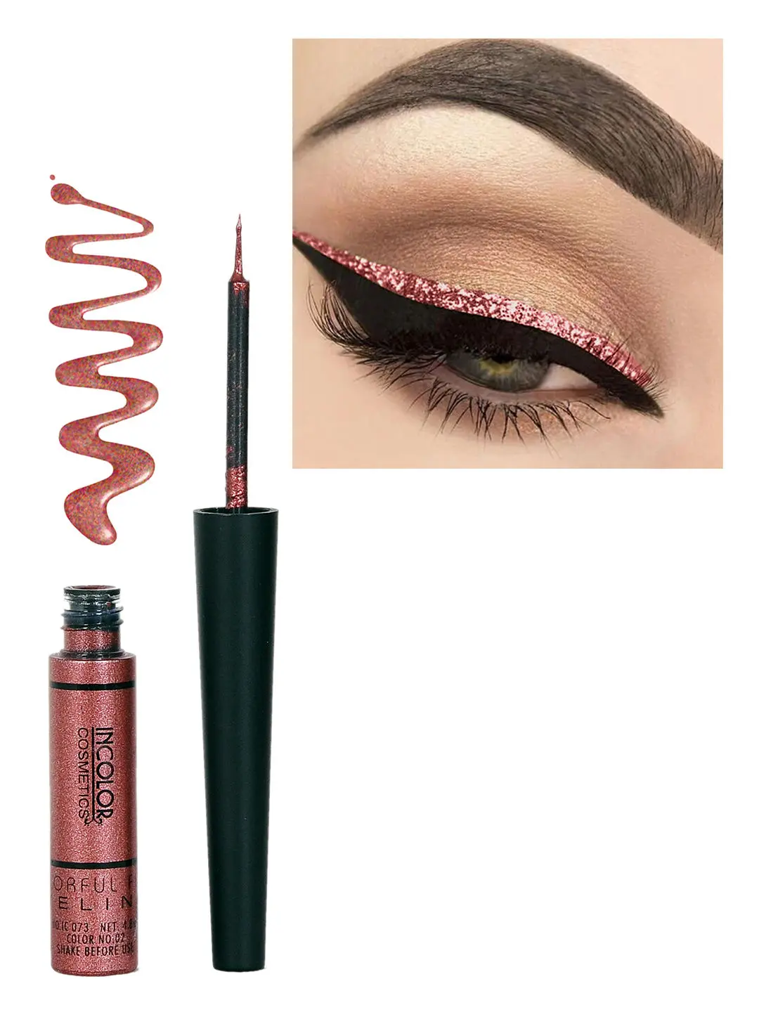 Incolor Light Colour Lift Colour Fluid Eyeliner Pink 02 (6 ml)