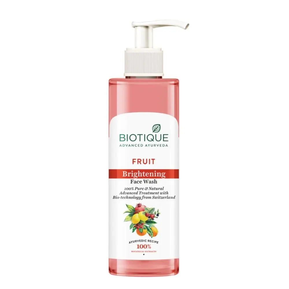 Biotique Fruit Brightening Face Wash 100% Pure & Natural 200 ml