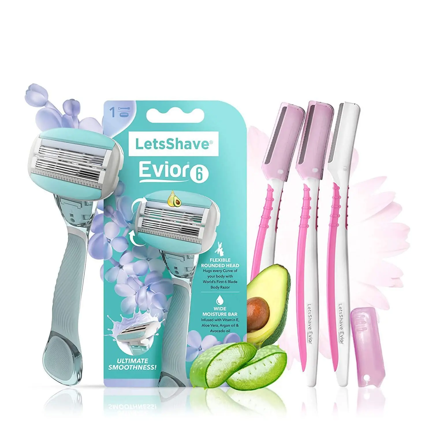 LetsShave Evior Face and Body Care Kit