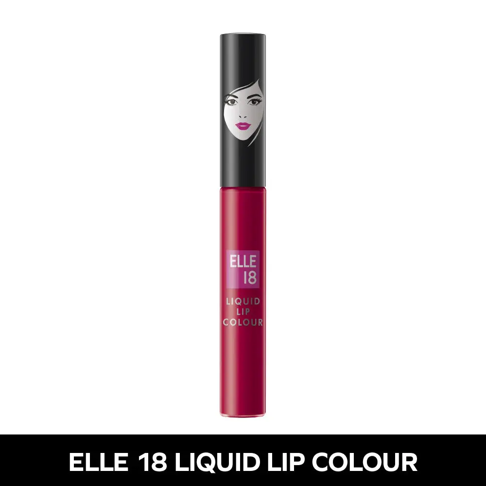 Elle18 Liquid Lip Color, Wanderlust Red, 5.6ml