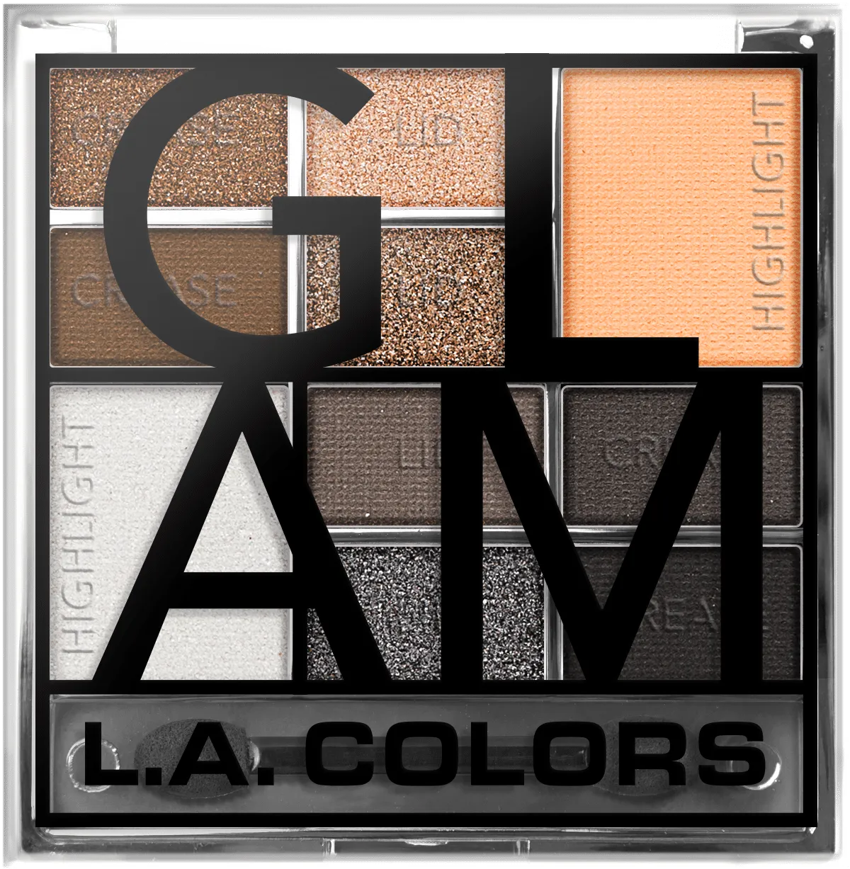 L.A. Colors Eyeshadow Palette - Cool Glam