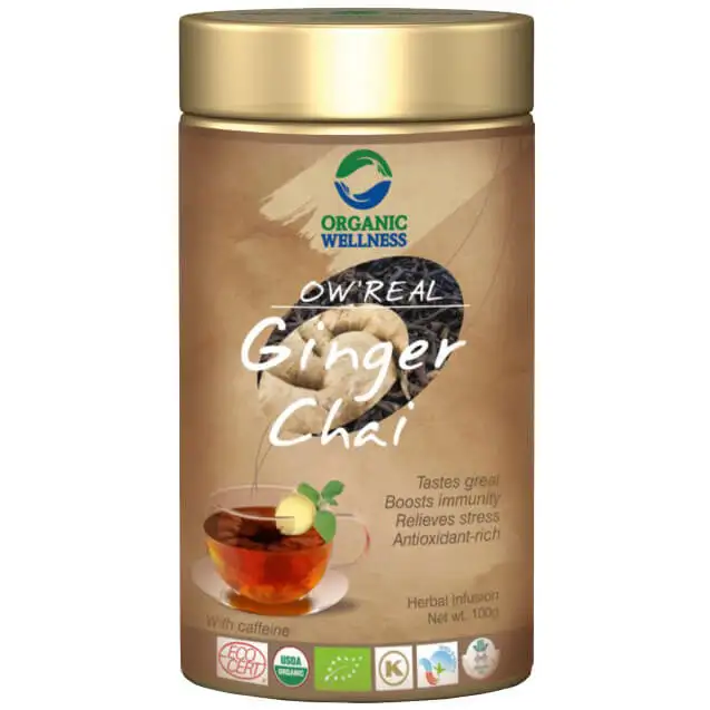 Organic Wellness OW'Real Ginger Chai,  Unflavoured  0.100 kg