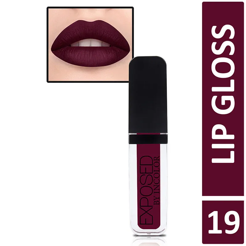 Incolor Exposed Soft Matte Lipgloss - 19