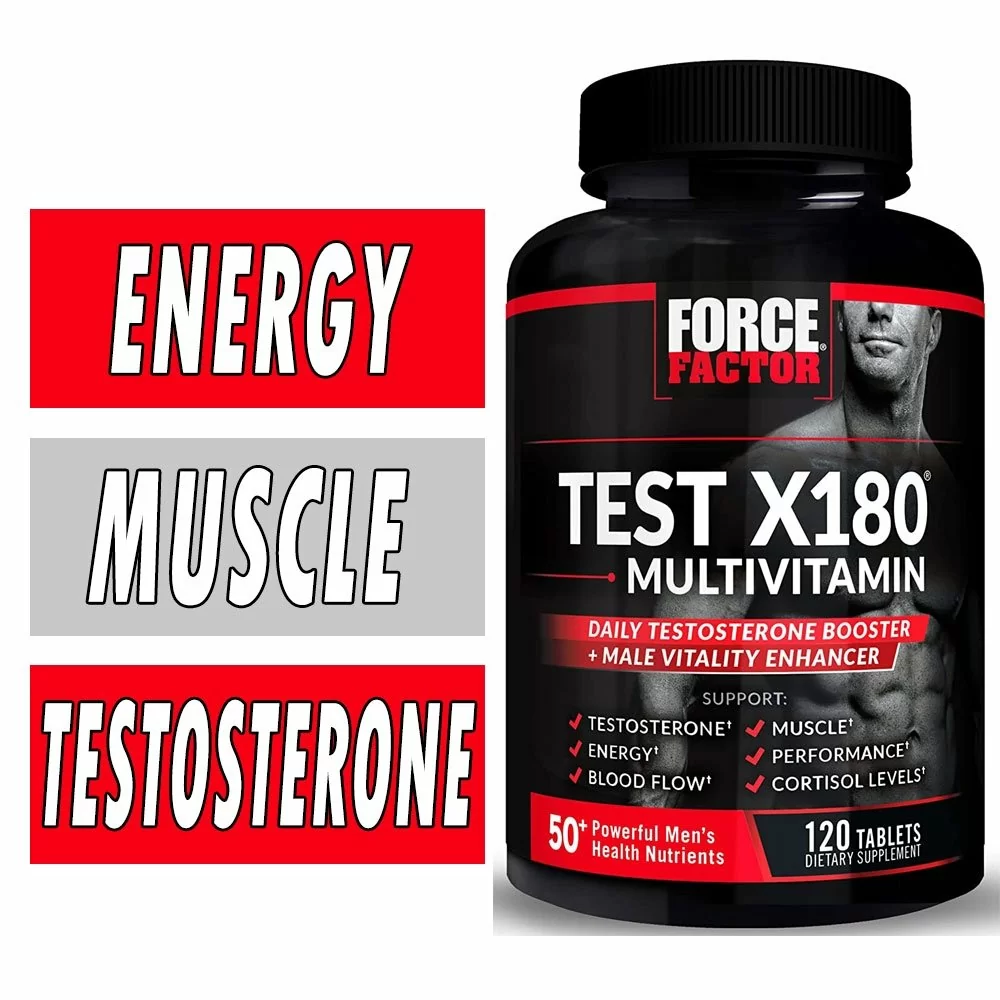 Test X180 MultiVitamin - Force Factor - 120 Tablets