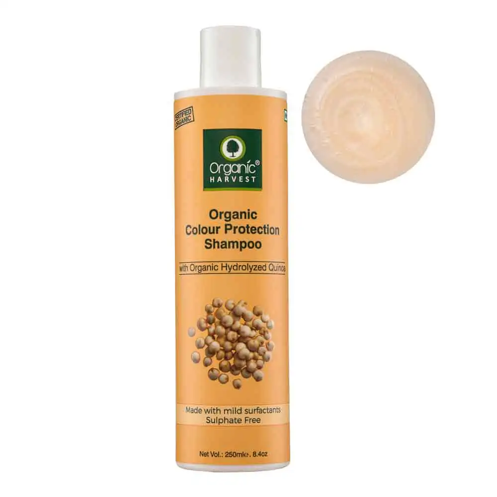 Organic Harvest Organic Colour Protection Shampoo,  250 ml  for All Types of Hair