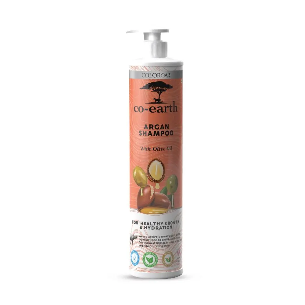 Colorbar Co-earth Argan Shampoo-(300ml)