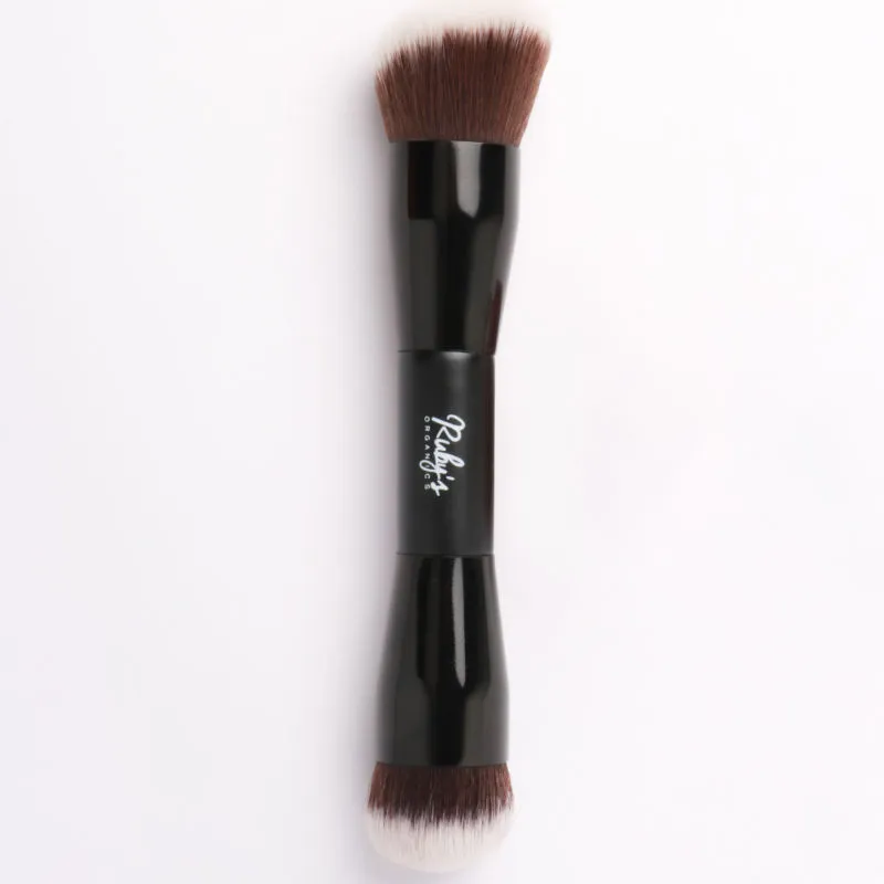 Ruby's Organics Dual Ended Blush + Foundation Brush