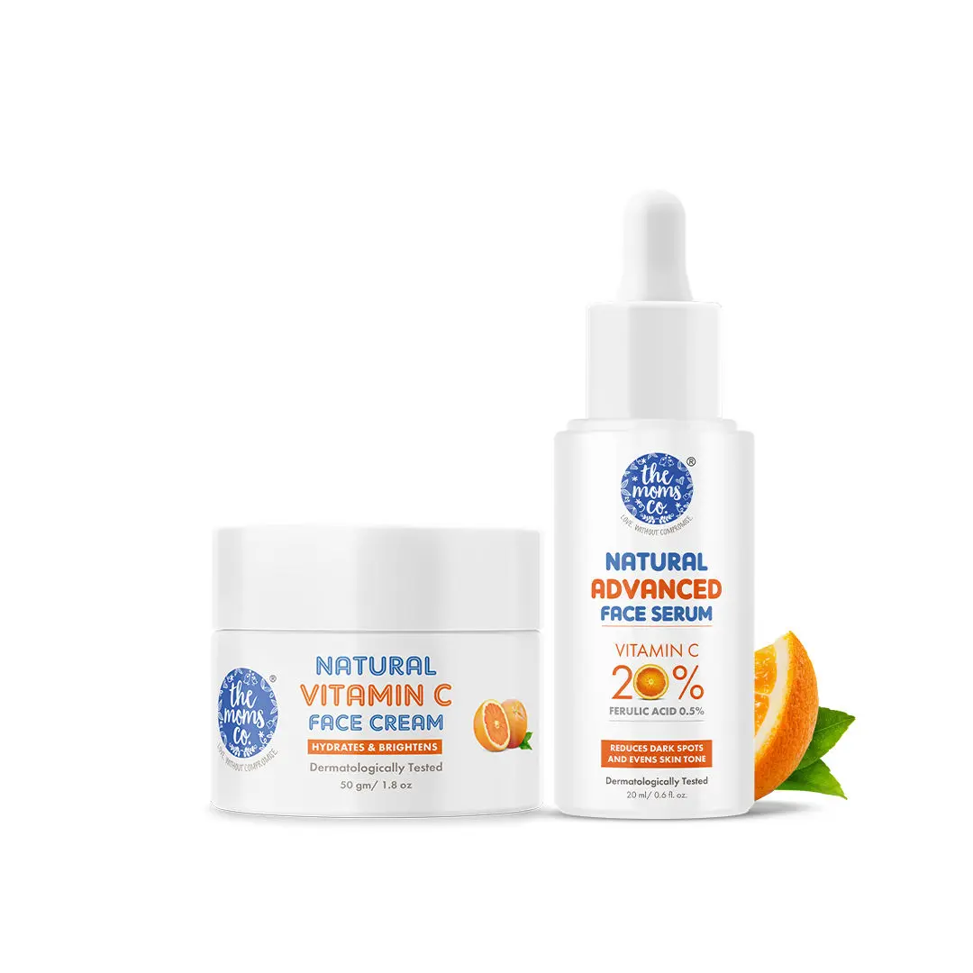 The Moms Co. Natural Advanced Vitamin C Skin Brightening Duo (virtual combo)