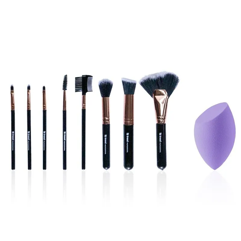 Bronson Professional Makeup Brush Set (Color May Vary)