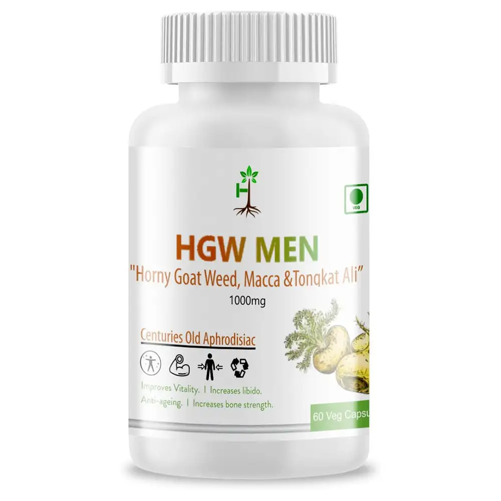 Humming Herbs HGW Men (Horny Goat Weed, Macca & Tongkat Ali),  60 veggie capsule(s)