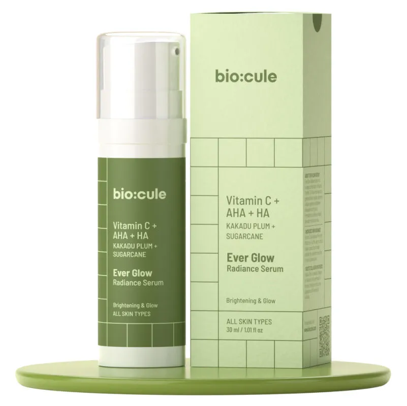 Biocule Ever Glow Radiance Vitamin C Face Serum - For All Skin Types