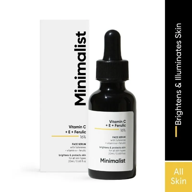 Minimalist 16% Vitamin C Serum With Vitamin E & Ferulic Acid For Advanced Users