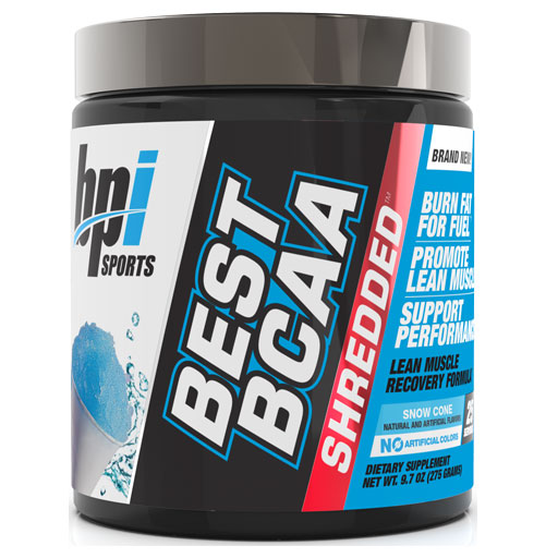 Best BCAA Shredded - Snowcone - 25 Servings