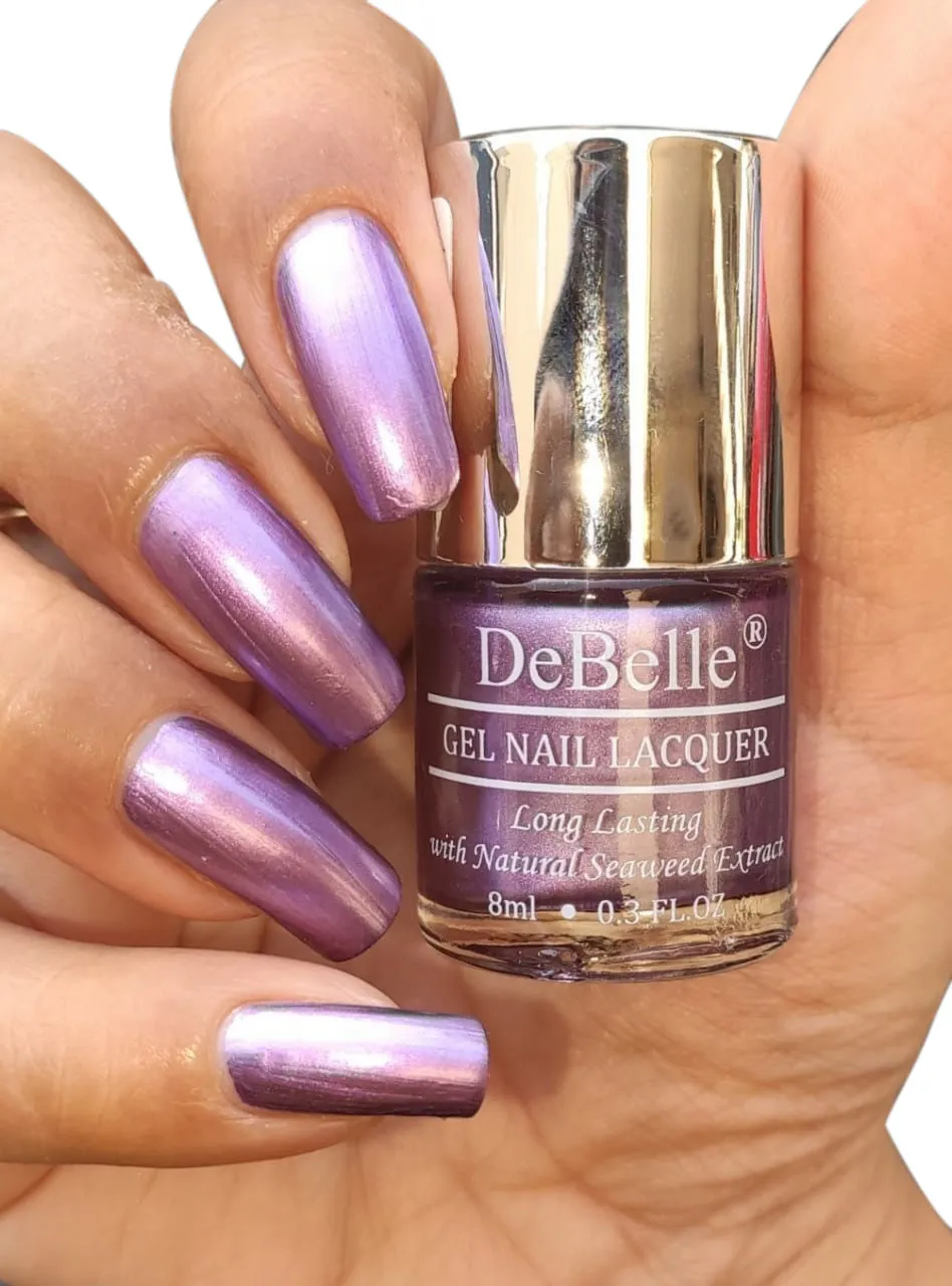 DeBelle Metallic Gel Nail Lacquer - Chrome Wine