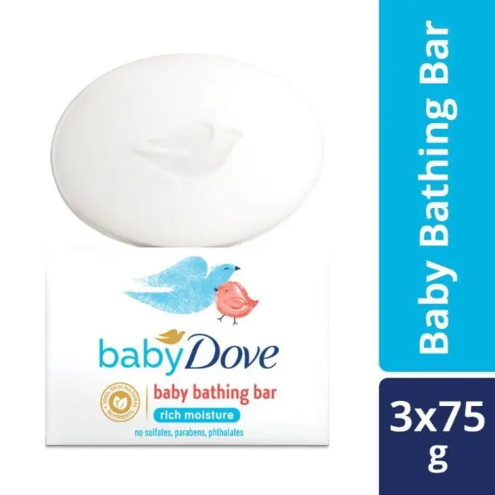 Baby Dove Rich Moisture Bar 75 g (Pack of 3)