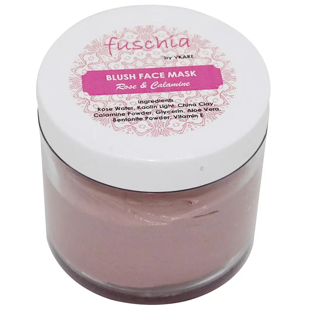 Fuschia Blush Face Mask,  100 g  Rose & Calamine