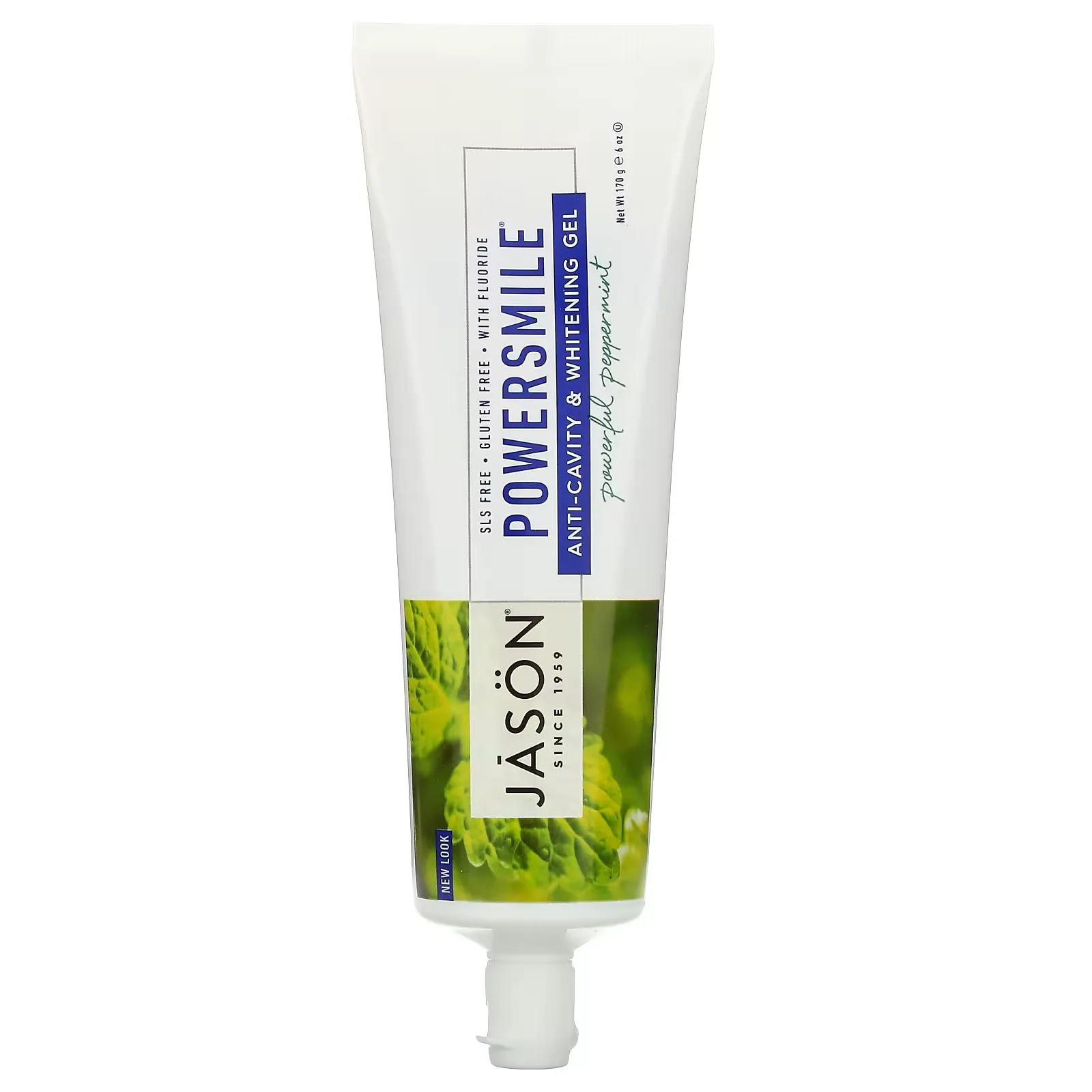 PowerSmile, Anti-Cavity & Whitening Gel, Powerful Peppermint, 6 oz (170 g)