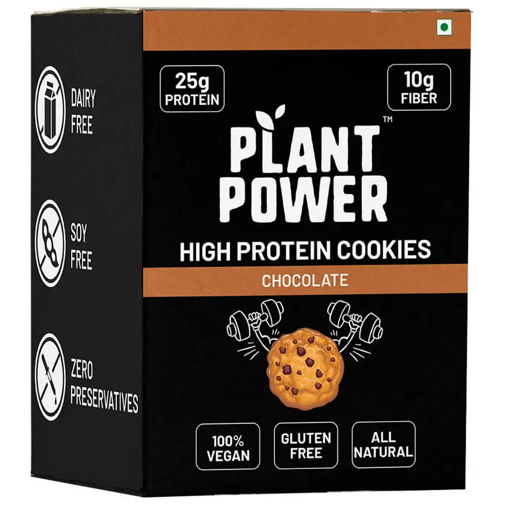 Plant Power High Protein Cookies,  100 g  Chocolate