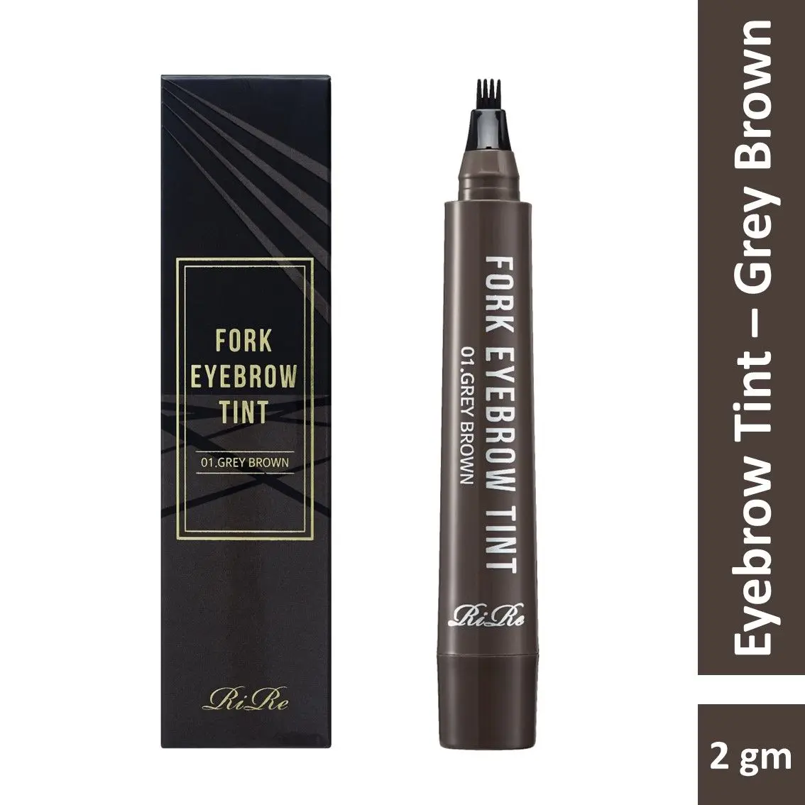 RiRe Fork Eyebrow Tint 01 Grey Brown, 2g