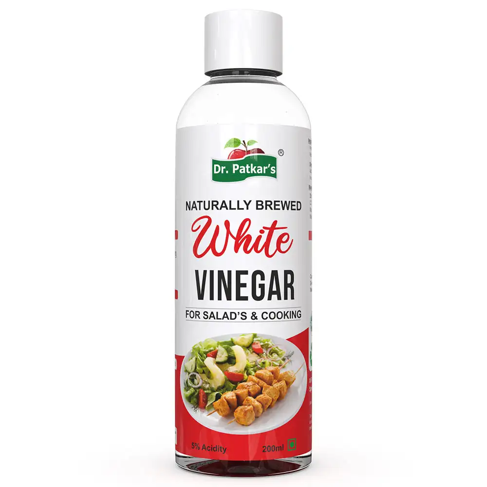 Dr. Patkar's 100% Natural Brewed White Vinegar,  200 ml  Salad Cooking