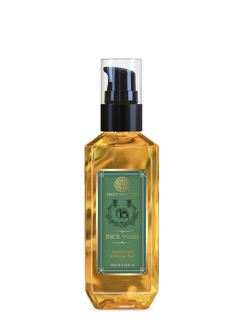 Forest Essentials Ayurvedic Facial Cleanser Sandalwood & Orange Peel (Face Wash)