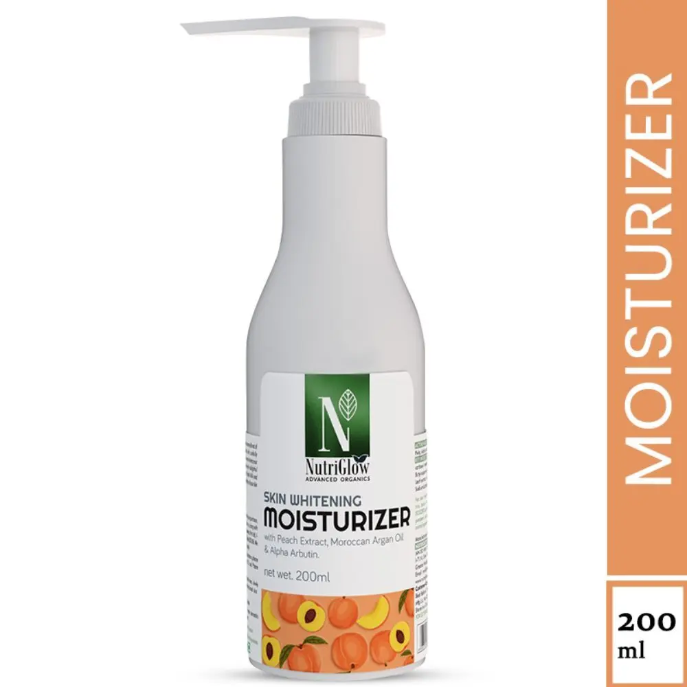 NutriGlow Advanced Organics Skin Whitening Moisturizer For Intensive Nourishment, 200ml