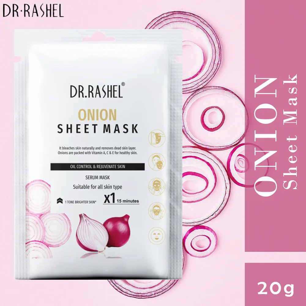 Dr.Rashel Onion Serum Sheet Mask Suitable For All Skin Types