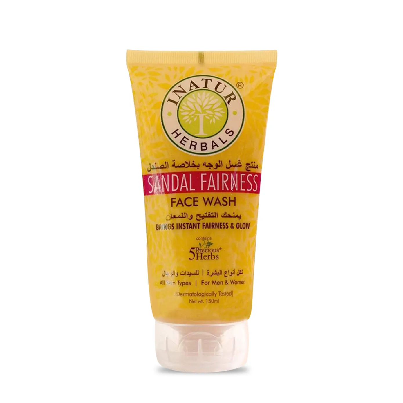 Inatur Sandal Fairness Face Wash