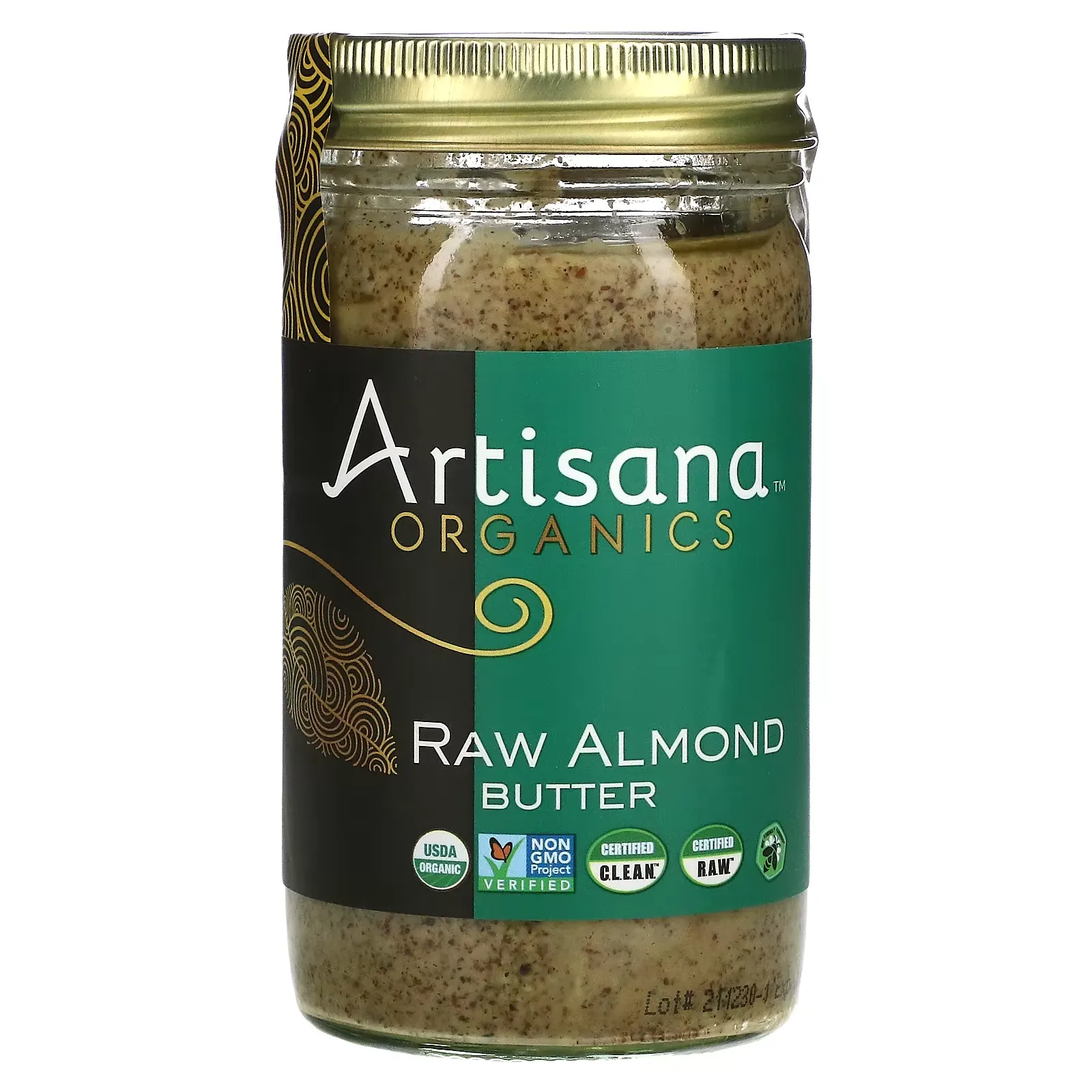 Organics, Raw Almond Butter, 14 oz (397 g)