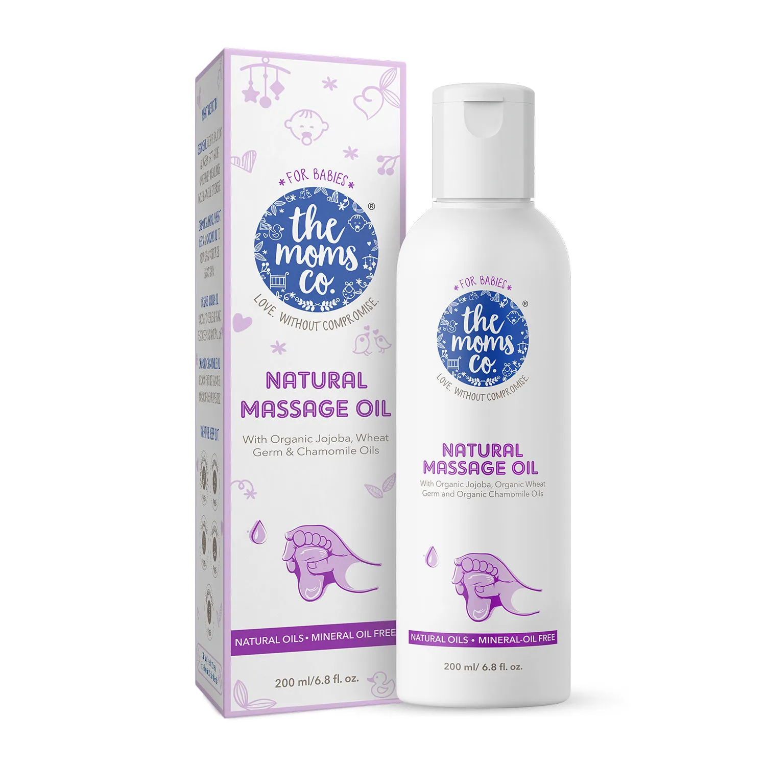 The Moms Co. Natural Baby Massage Oil with 10 Oils