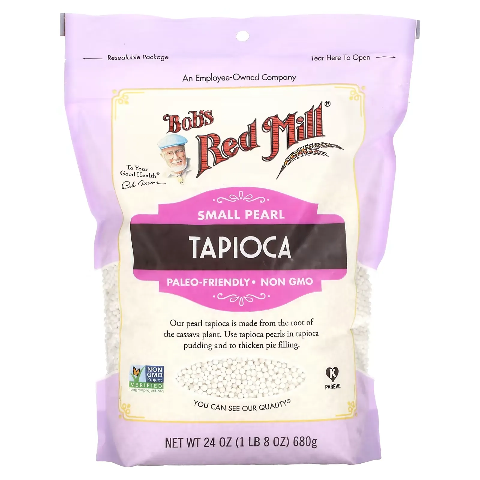 Small Pearl Tapioca, 24 oz (680 g)