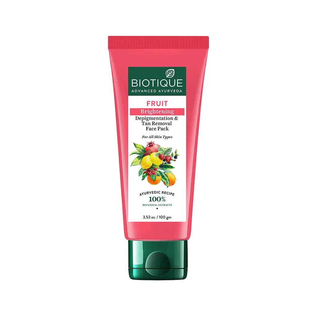 Biotique Fruit Brightening Depigmentation & Tan Removal Face Pack (100 g)