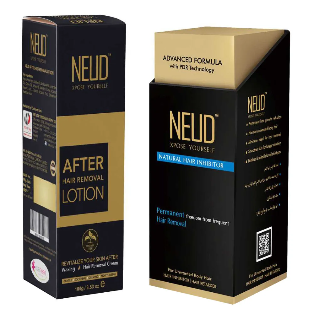 Neud Natural Hair Inhibitor And After Hair Removal Lotion