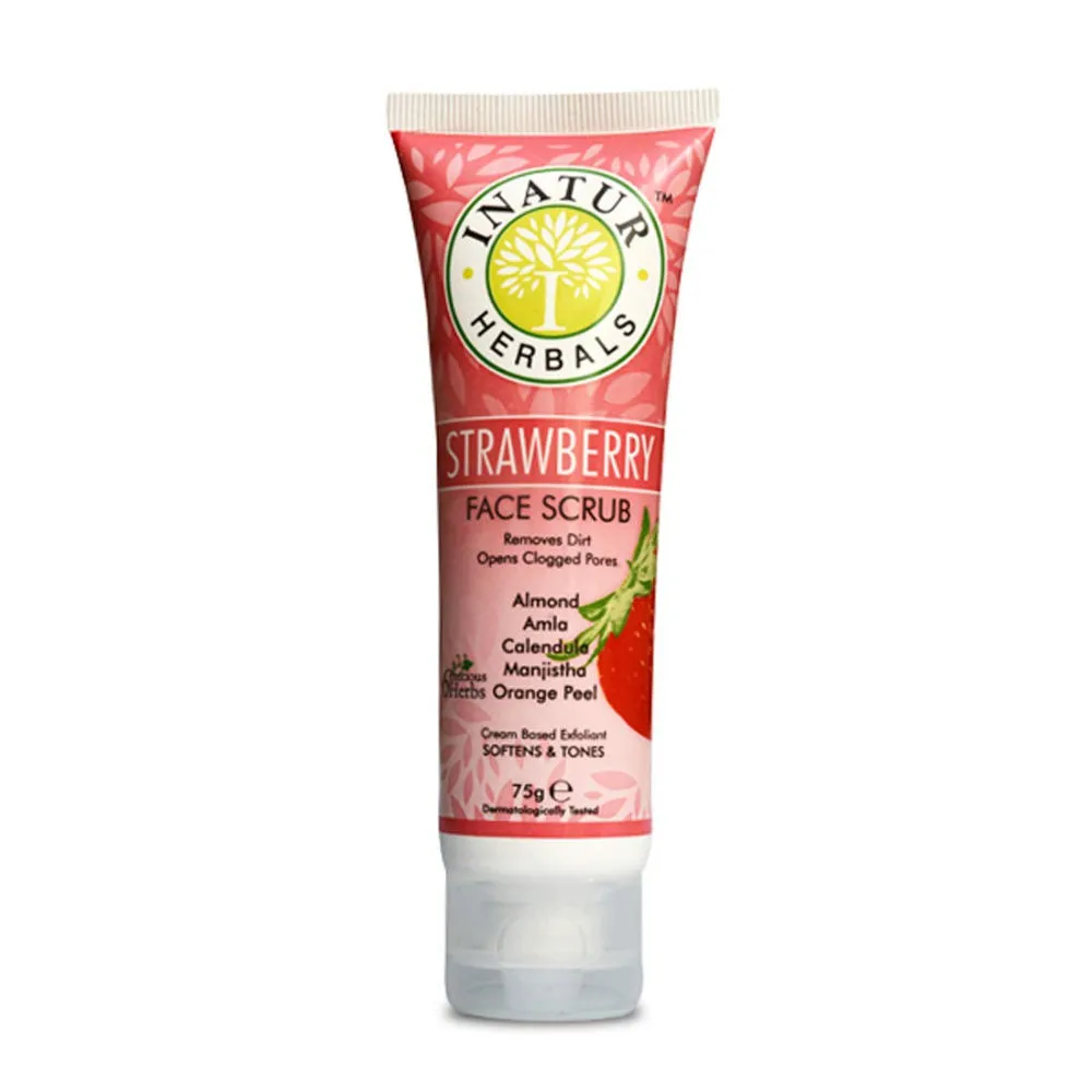 Inatur Strawberry Face Scrub