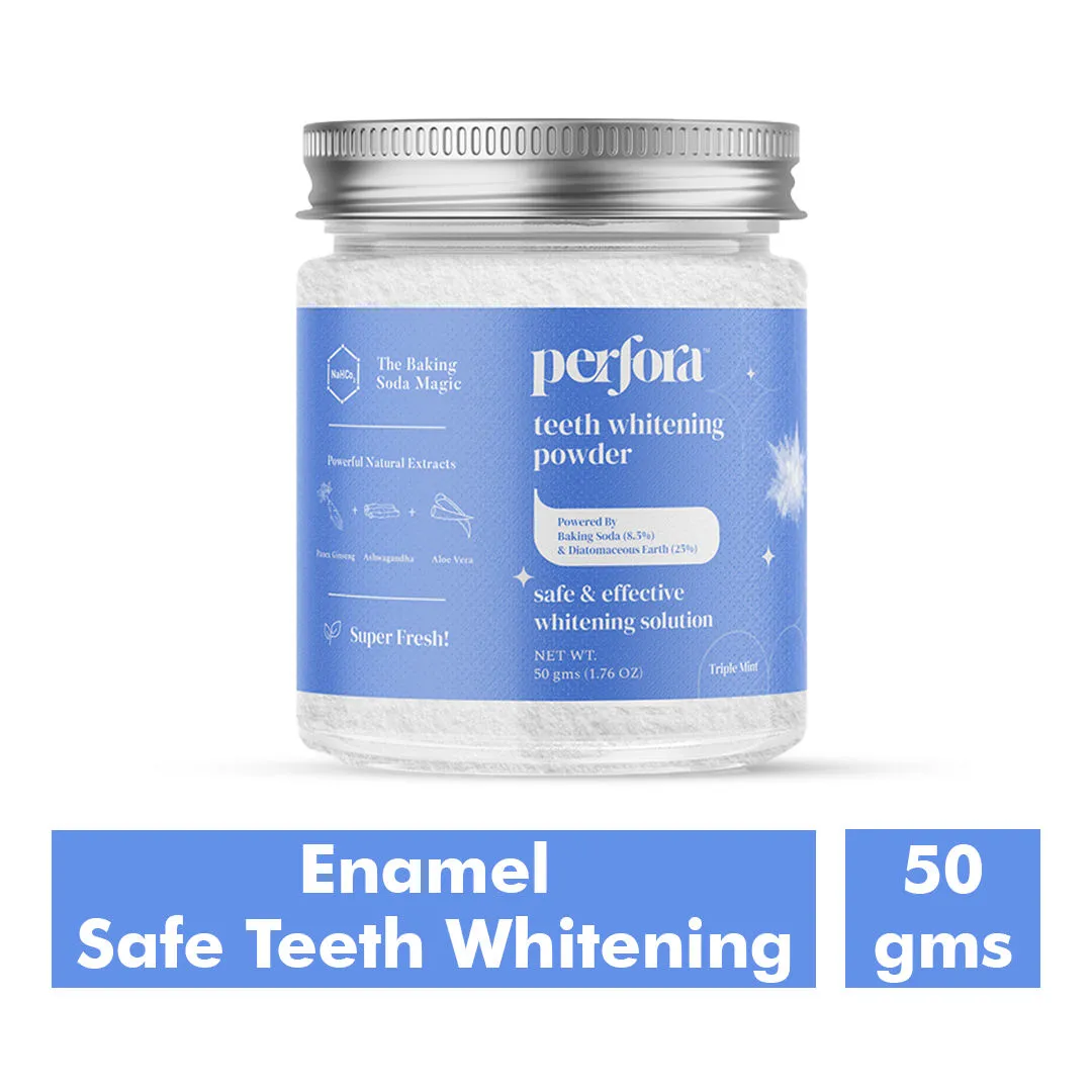 Perfora Teeth Whitening Powder - Enamel Safe & Effective Teeth Whitening Solution