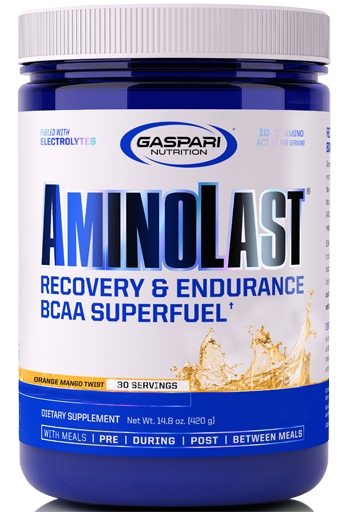 AminoLast, By Gaspari Nutrition, Orange Mango Twist, 30 Servings,