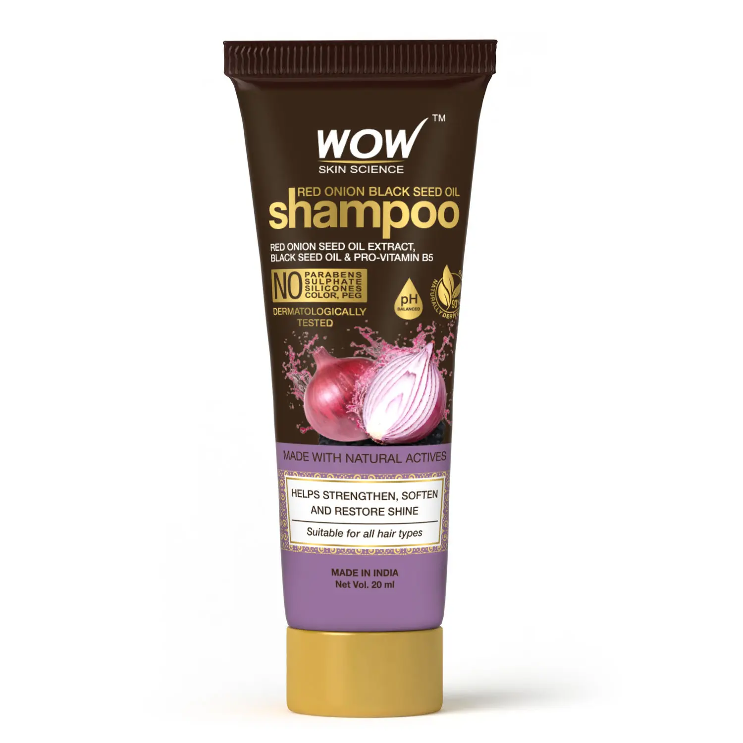 WOW Skin Science Onion Shampoo(20 ml)