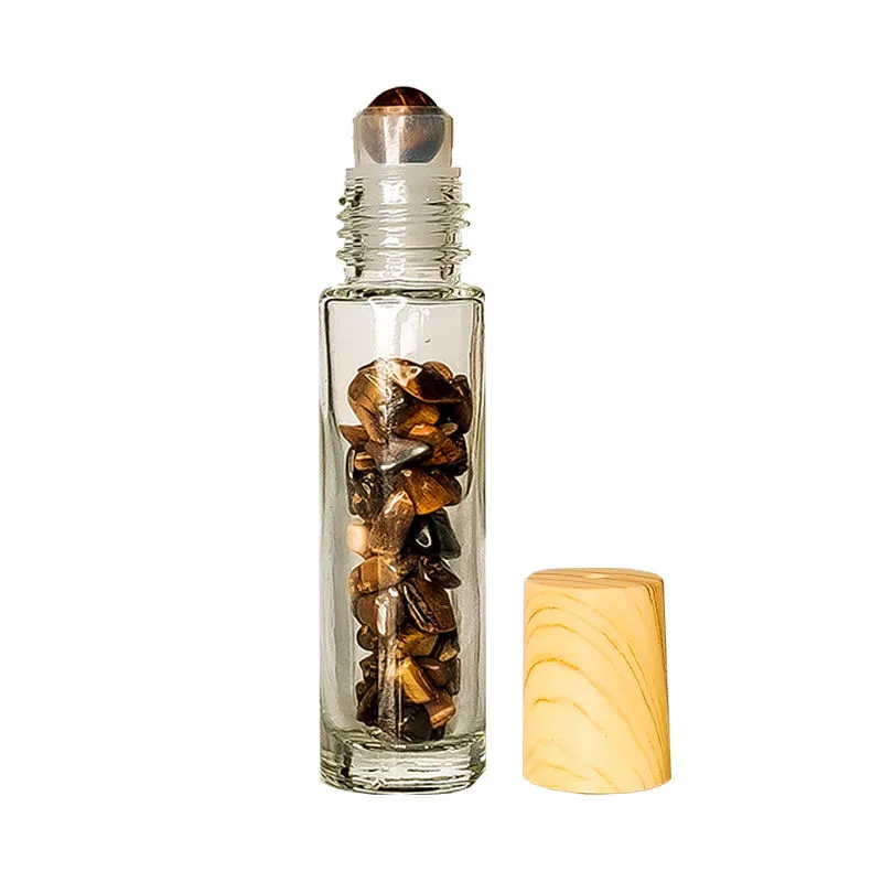 Le Marbelle Tiger Eye Roller Bottle Face Massager Face Roller For Face Neck Glow & Skin Brightening