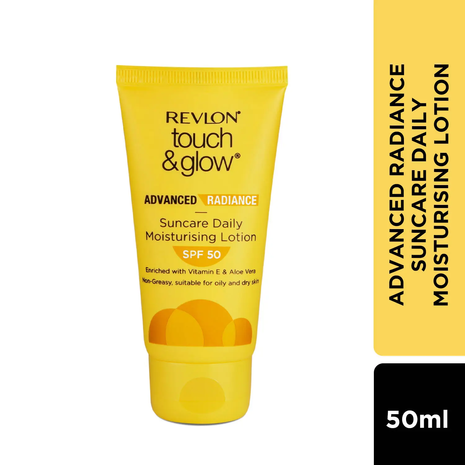 Revlon Touch & Glow Advanced Radiance Sun Care Daily Moisturizing Lotion Spf 50