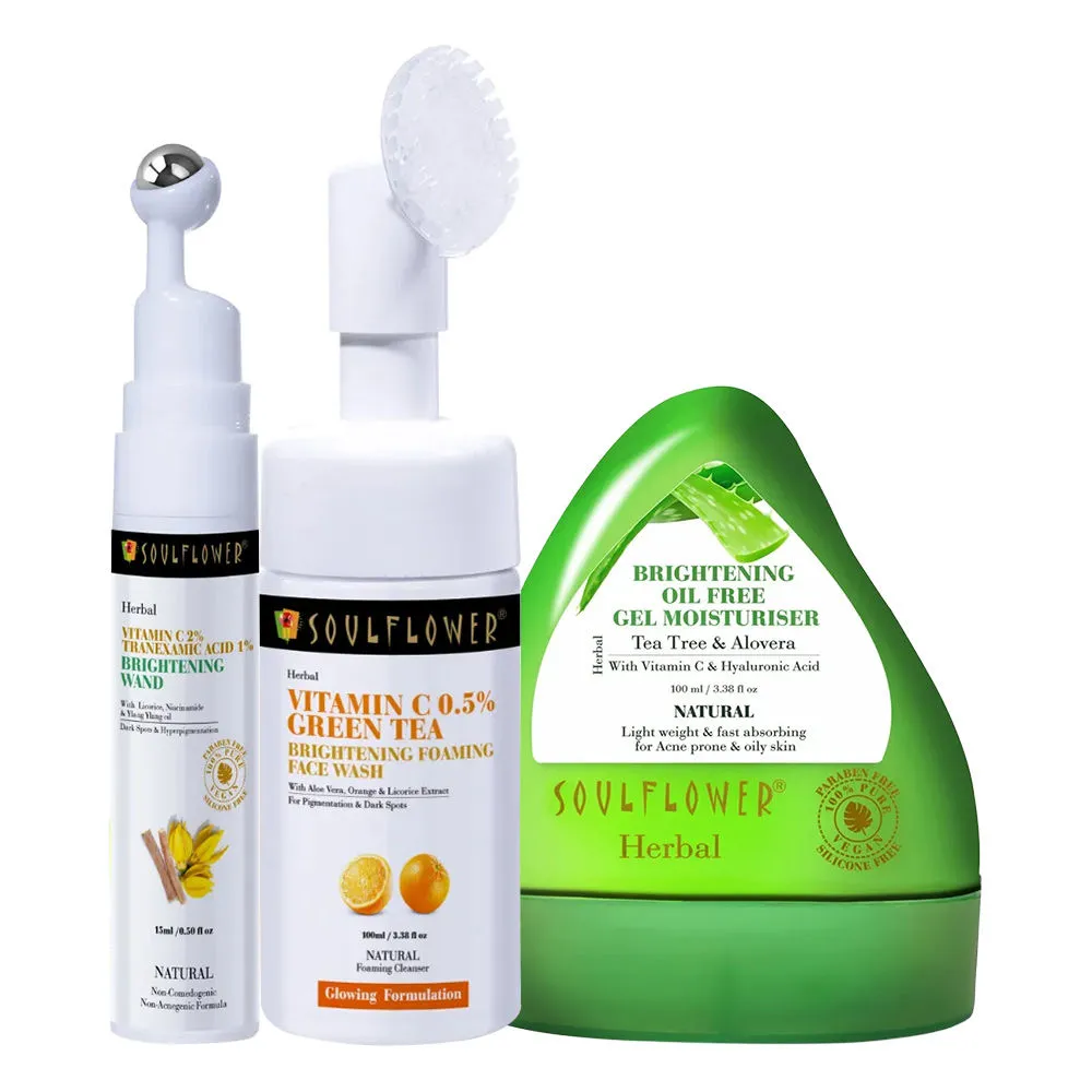 Soulflower Vitamin C Combo Kit For Glowing Skin