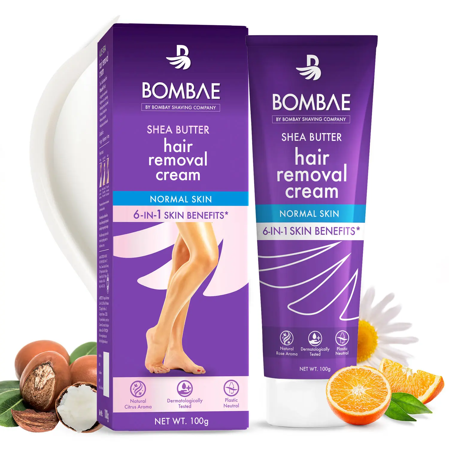 Bombae Shea Butter Hair Removal Cream (100g)